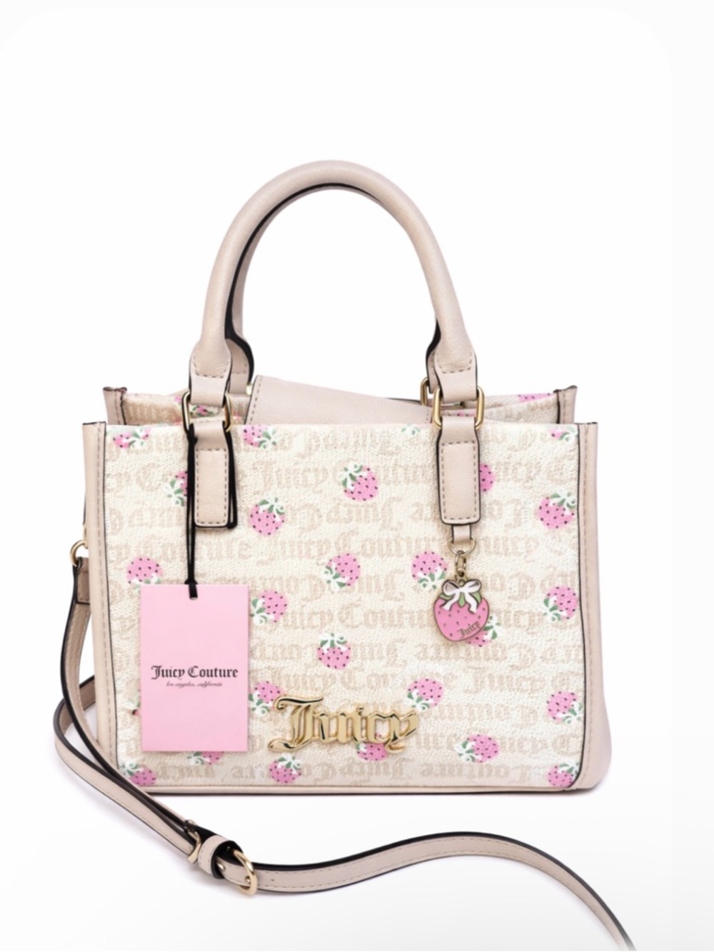 Juicy Couture NWT Berry Sweet Crossbody Tote